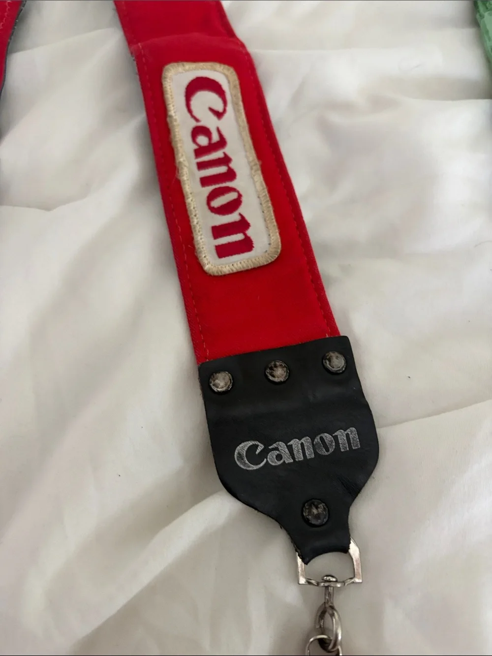 Canon Red Padded Adjustable Camera Neck Strap